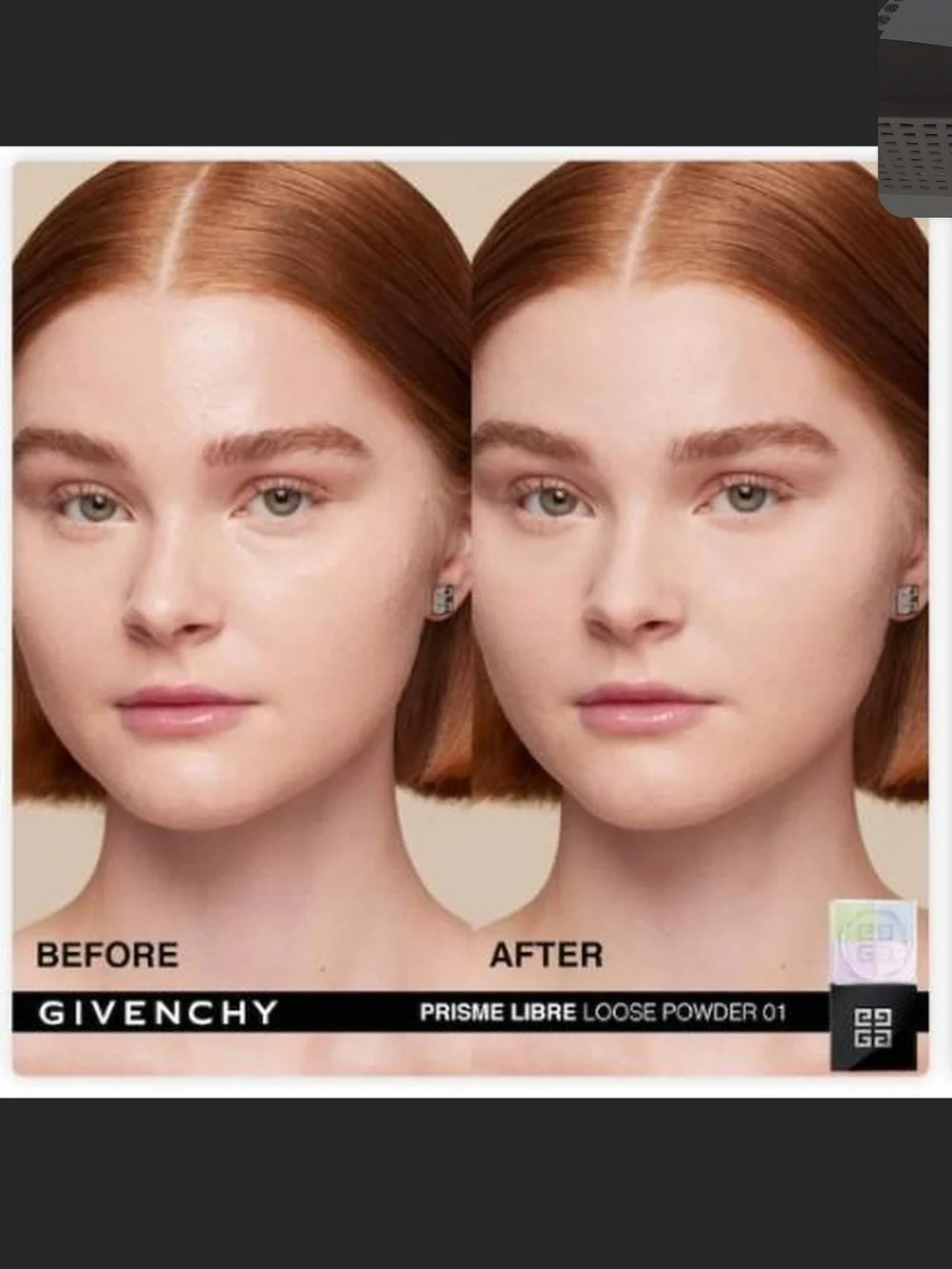Givenchy Loose Powder Compact in Black and Light Lavender